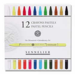 Zestaw pasteli suchych Pastel Pencil Introductory - Sennelier - 12 szt.