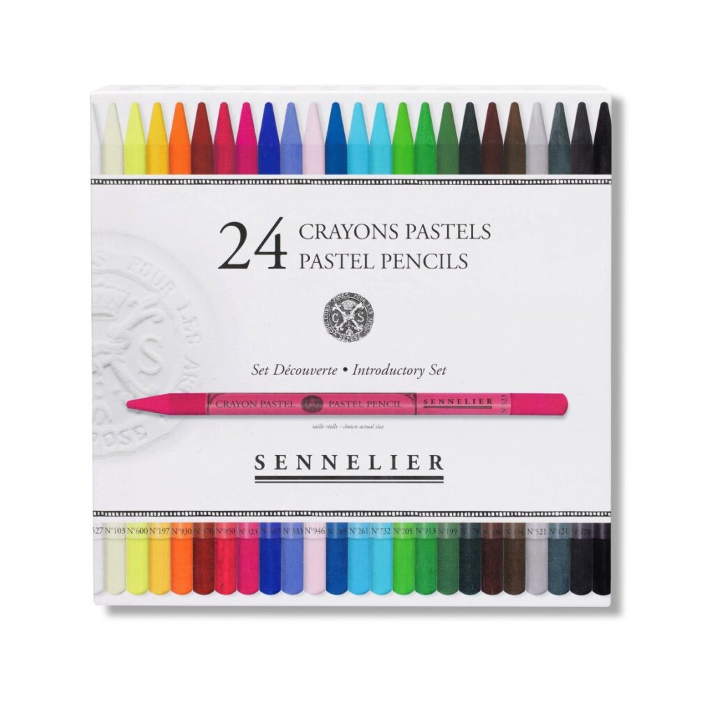 Zestaw pasteli suchych Pastel Pencil Introductory - Sennelier - 24 szt.
