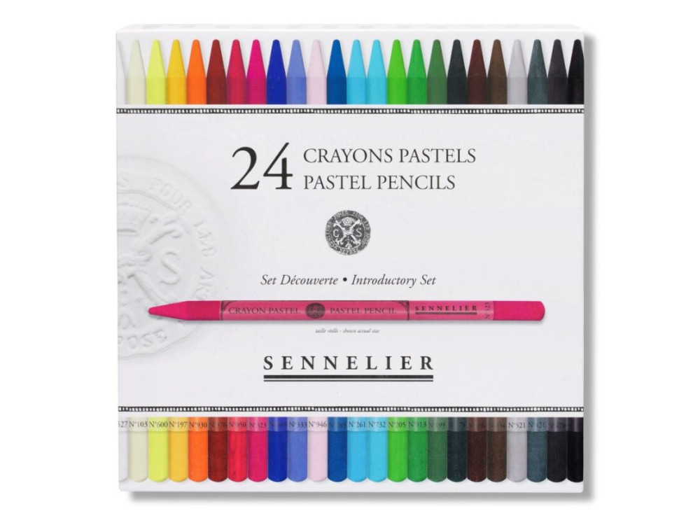 Zestaw pasteli suchych Pastel Pencil Introductory - Sennelier - 24 szt.