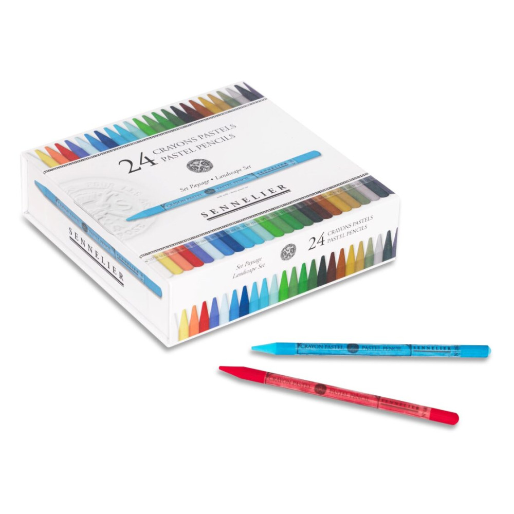 Zestaw pasteli suchych Pastel Pencil Landscape - Sennelier - 24 szt.