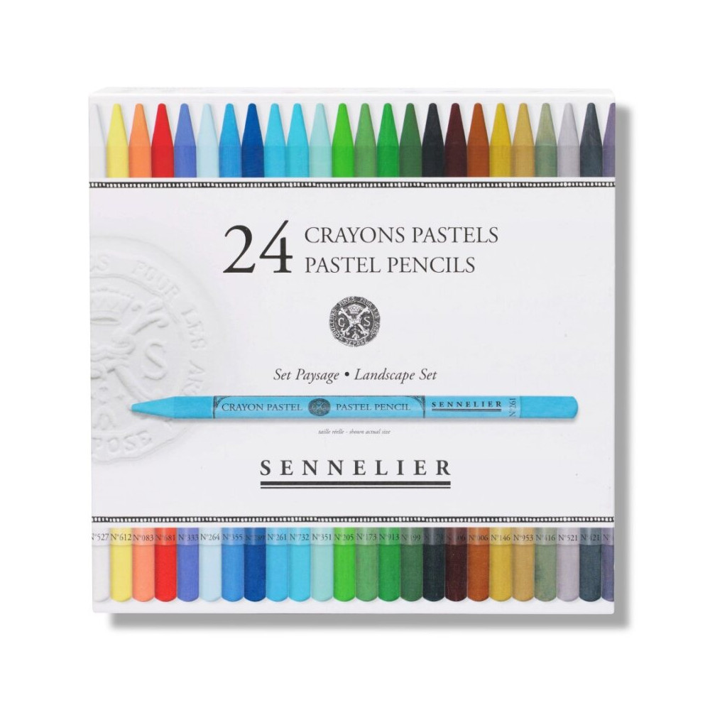 Zestaw pasteli suchych Pastel Pencil Landscape - Sennelier - 24 szt.