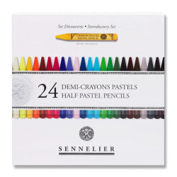 Set of Half Pastel Pencils Introductory - Sennelier - 24 pcs.