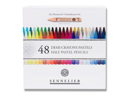 Set of Half Pastel Pencils Introductory - Sennelier - 48 pcs.