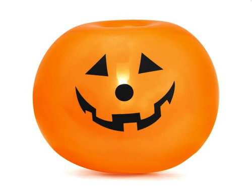 Glowing balloons Pumpkin - orange 25 cm 5 pcs.