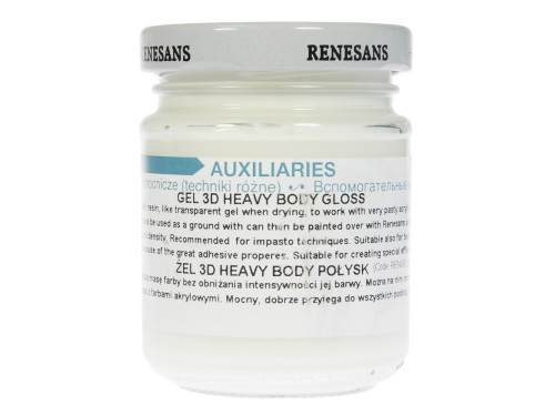 3D heavy body gel - Renesans - gloss, 110 ml