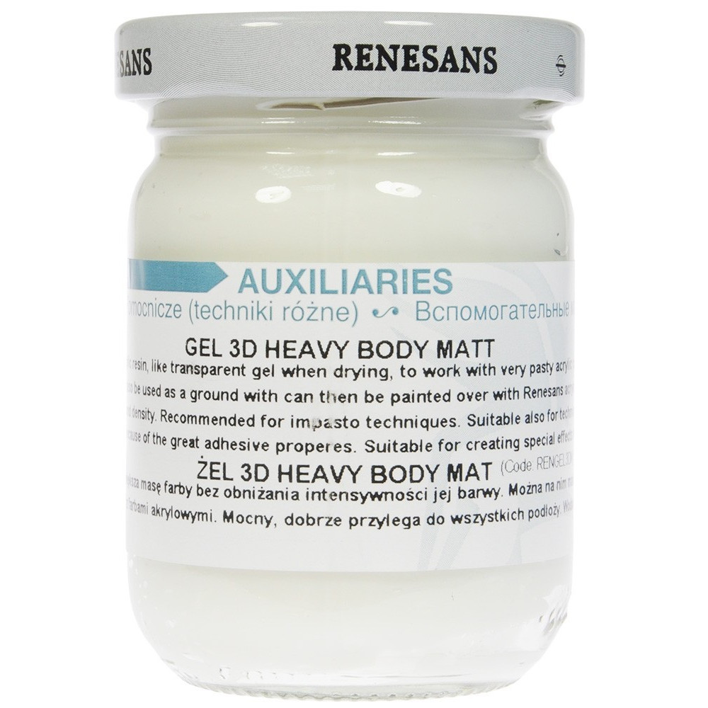 Gel 3D heavy body - Renesans - matt, 110 ml
