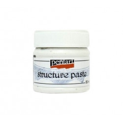 Pasta strukturalna - Pentart - biała, 50 ml