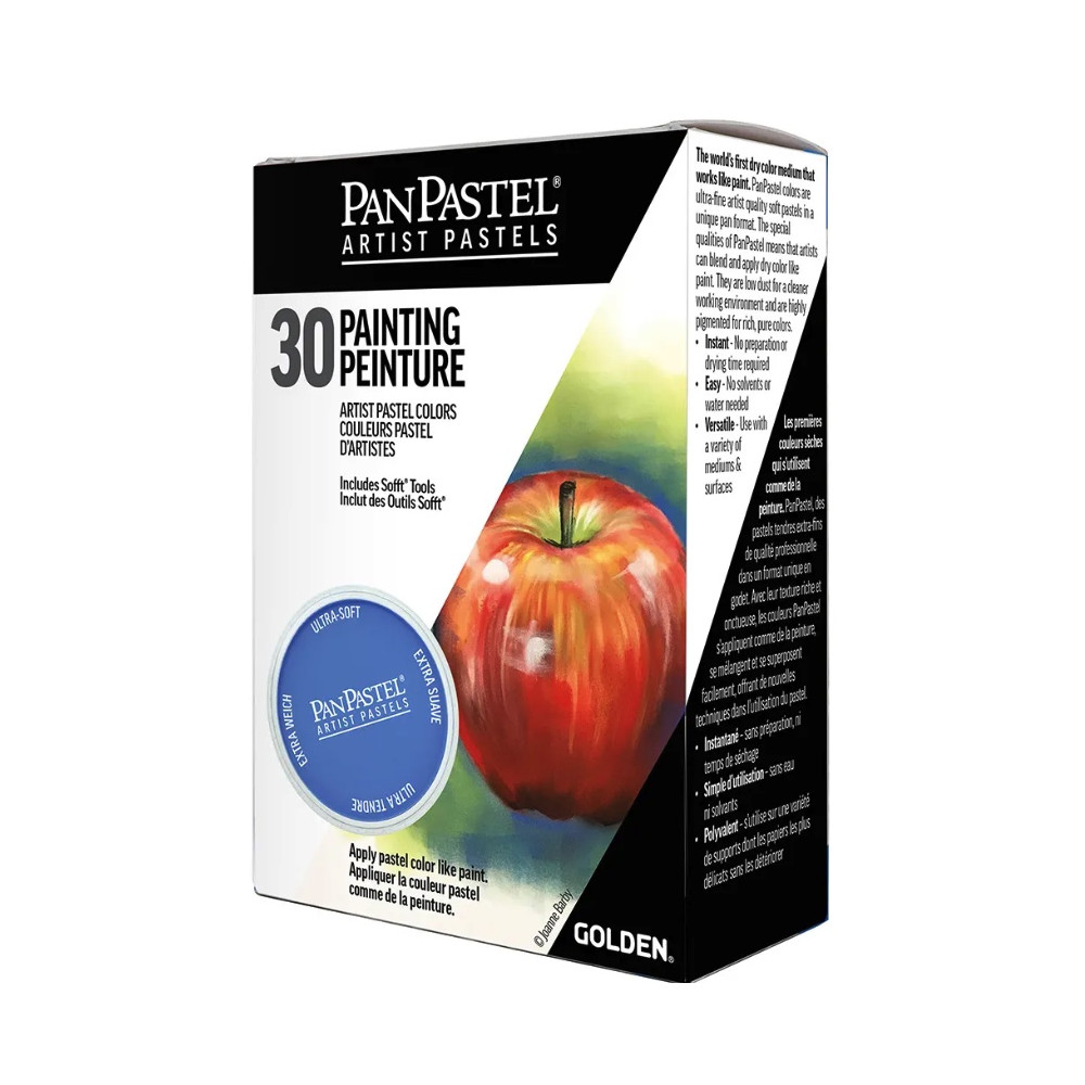 Set of Ultra Soft PanPastels Pure Colors - 30 colors