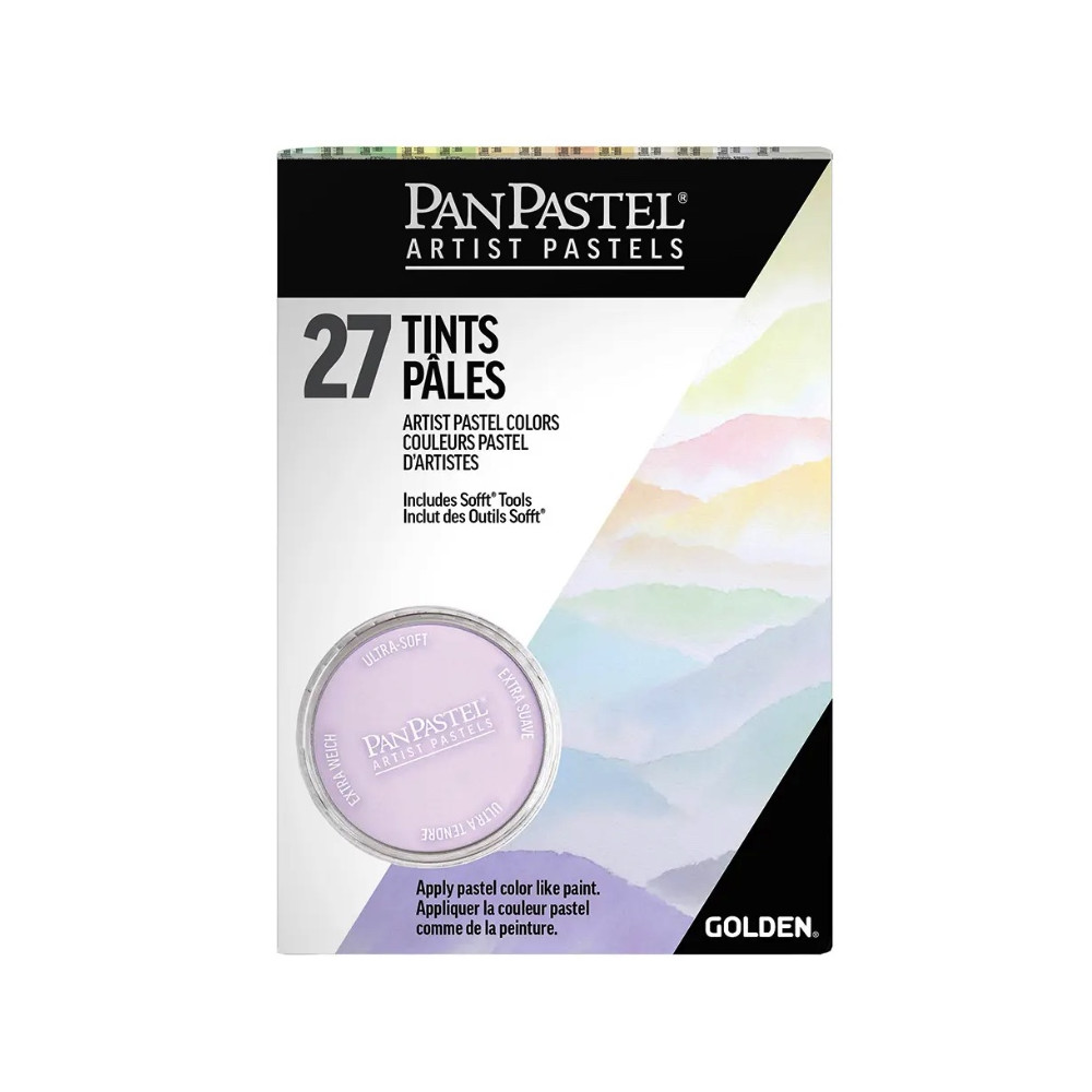 Zestaw suchych pasteli PanPastel Tints - 27 kolorów