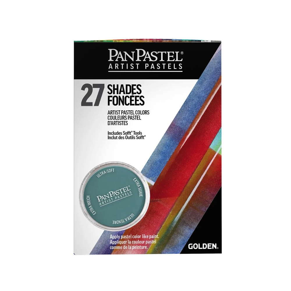 Zestaw suchych pasteli PanPastel Shades - 27 kolorów