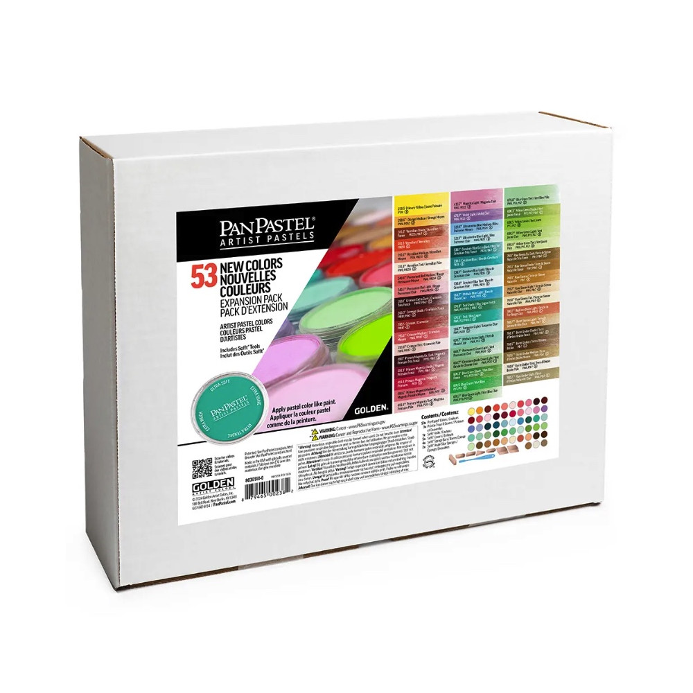 Zestaw suchych pasteli PanPastel Expansion Pack - 53 kolory