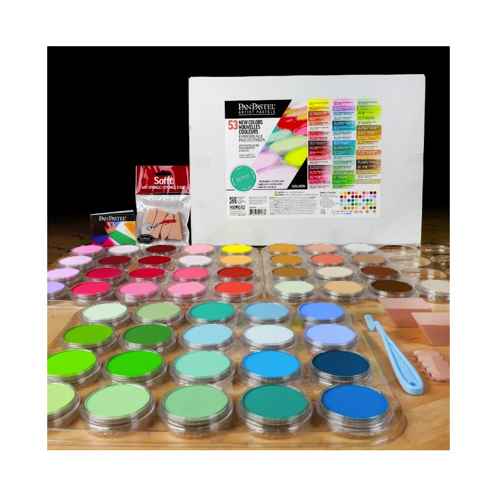 Set of Ultra Soft PanPastels Expansion Pack - 53 colors