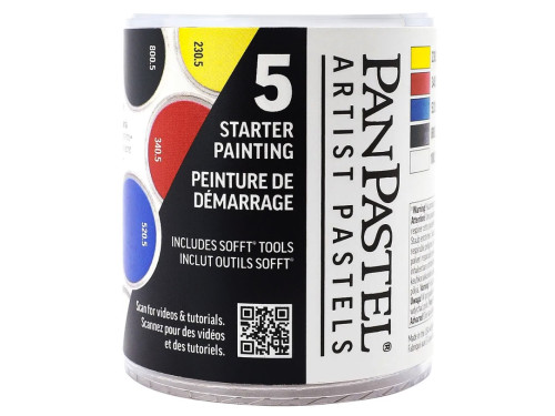 Set of Ultra Soft PanPastels Starter Painting - 5 colors