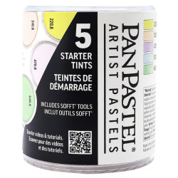 Zestaw suchych pasteli PanPastel Starter Tints - 5 kolorów