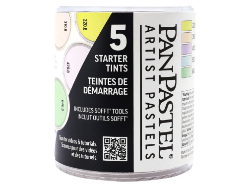 Zestaw suchych pasteli PanPastel Starter Tints - 5 kolorów
