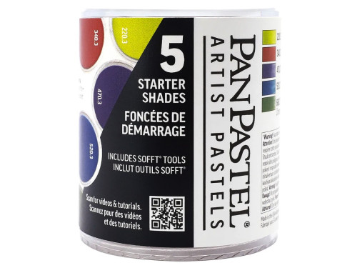 Zestaw suchych pasteli PanPastel Starter Shades - 5 kolorów