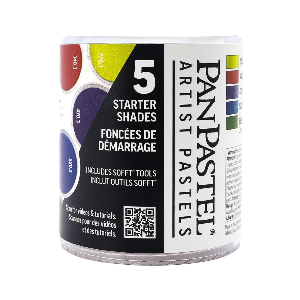 Set of Ultra Soft PanPastels Starter Shades - 5 colors