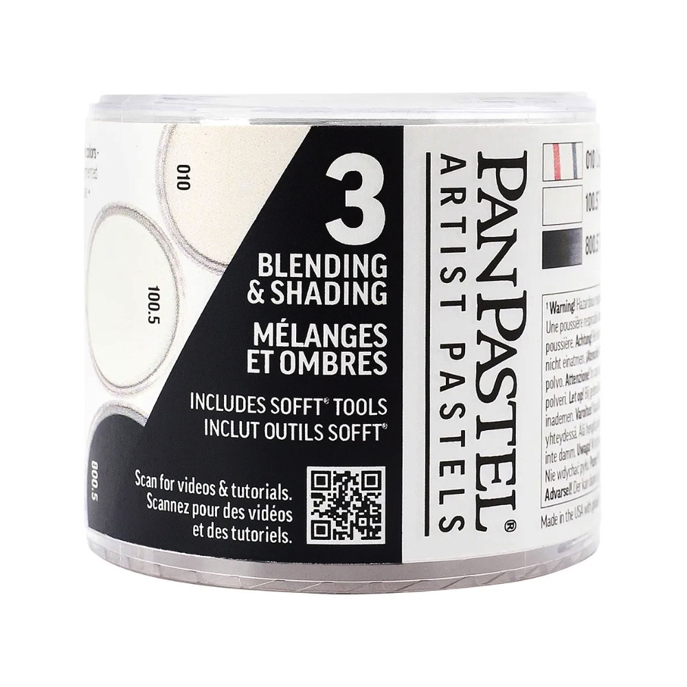 Set of Ultra Soft PanPastels Blending & Shading - 3 colors