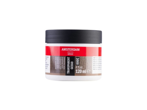 Grunt malarski podkład Gesso - Amsterdam - transparentny 120 ml