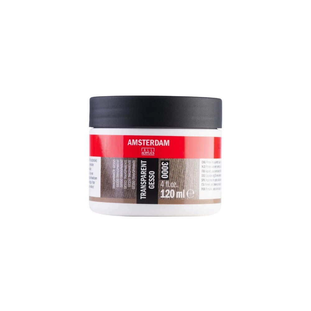 Grunt malarski podkład Gesso - Amsterdam - transparentny 120 ml