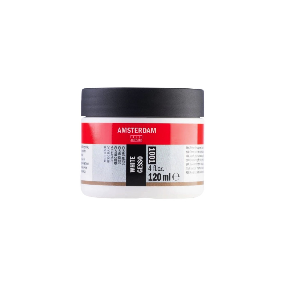 Gesso primer - Amsterdam - white 120 ml