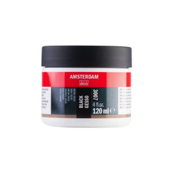 Grunt malarski podkład Gesso - Amsterdam - czarny 120 ml