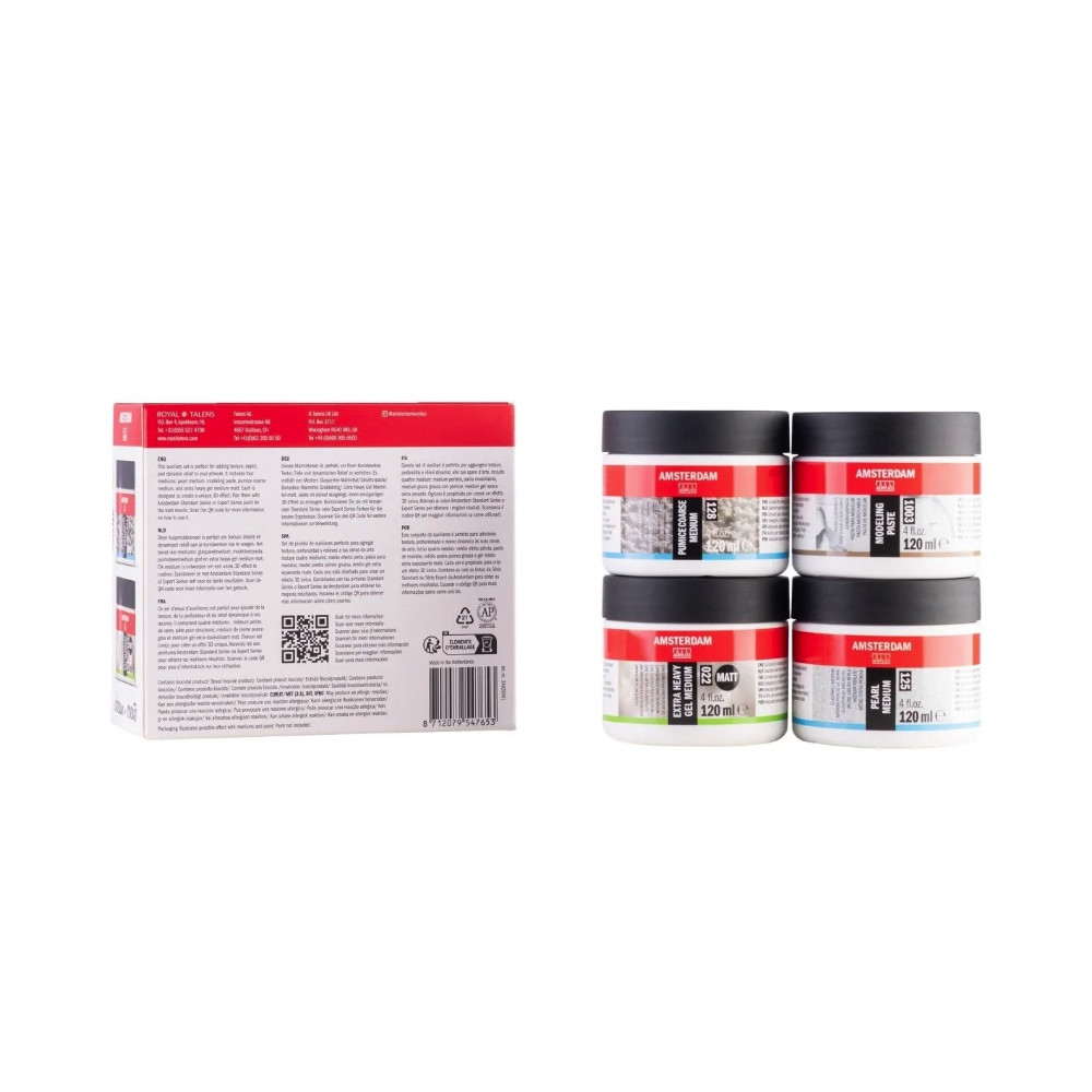 Set of Sculpt & Shape Modelling paste - Amsterdam - 4 x 120 ml