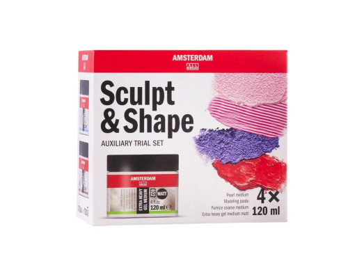 Zestaw past modelujących Sculpt & Shape - Amsterdam - 4 x 120 ml
