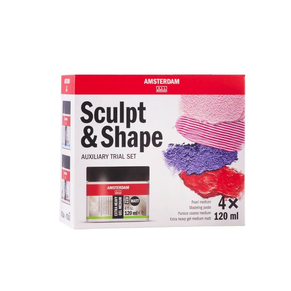 Zestaw past modelujących Sculpt & Shape - Amsterdam - 4 x 120 ml