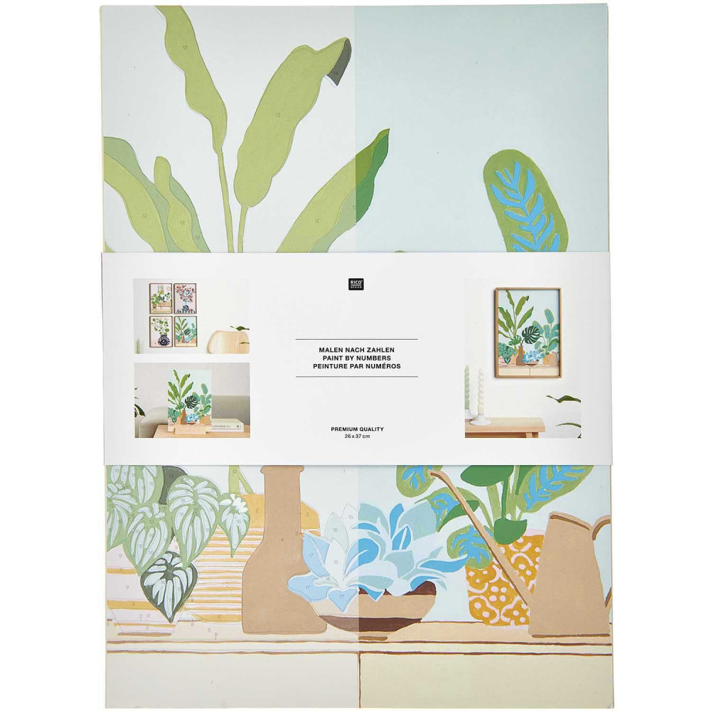 Set for painting by numbers - Rico Design - Plants