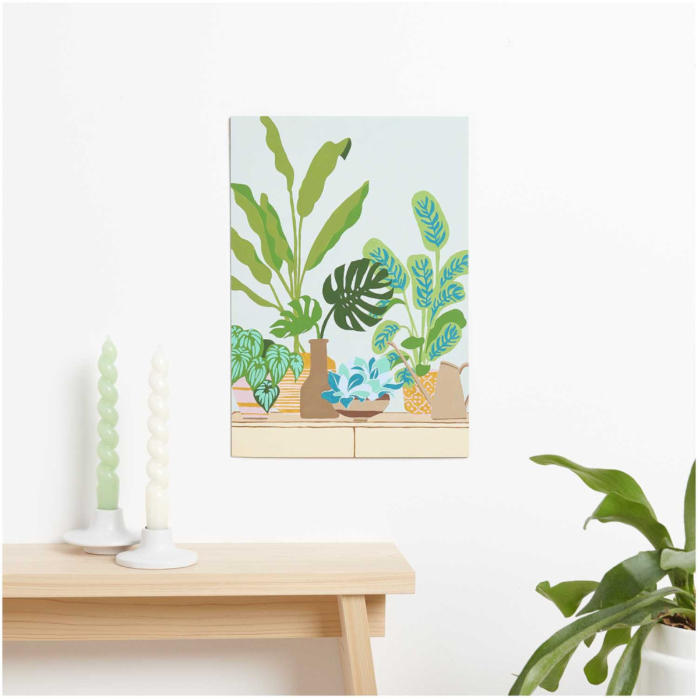 Set for painting by numbers - Rico Design - Plants