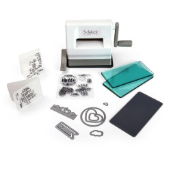 Maszyna Sidekick zestaw startowy - Sizzix - White & Grey