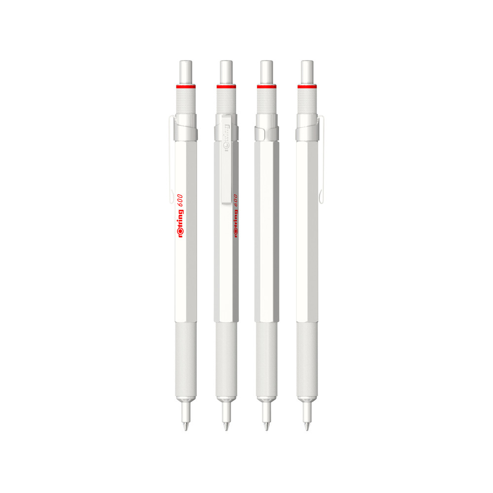 Ołówek automatyczny 600 - Rotring - Pearl White 0,5 mm