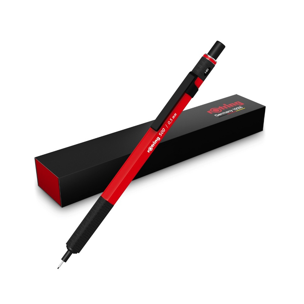 Ołówek grawitacyjny 500 - Rotring - Red 0,5 mm