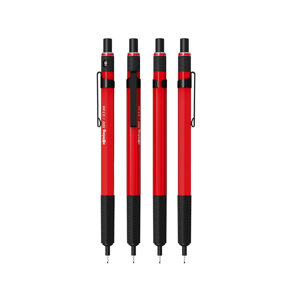 Ołówek grawitacyjny 500 - Rotring - Red 0,5 mm