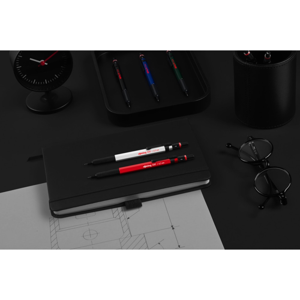 Ołówek grawitacyjny 500 - Rotring - Red 0,5 mm