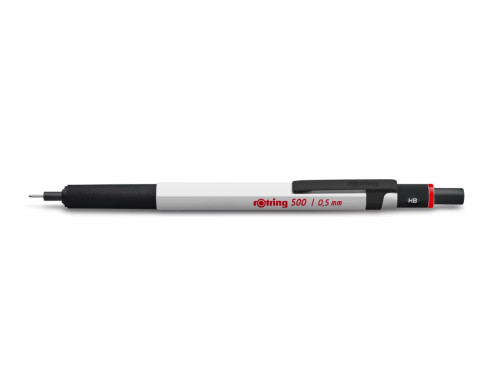Ołówek grawitacyjny 500 - Rotring - White 0,5 mm