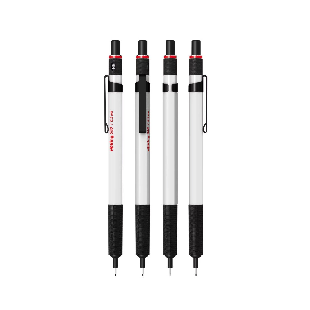 500 gravity pencil - Rotring - White 0,5 mm