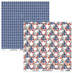 Papier do scrapbookingu 30,5 x 30,5 cm - Mintay - Riviera Moments 05