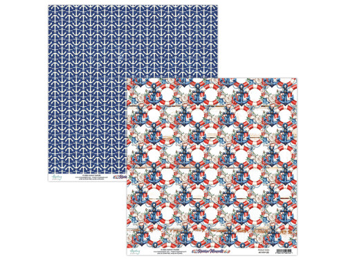 Papier do scrapbookingu 30,5 x 30,5 cm - Mintay - Riviera Moments 05