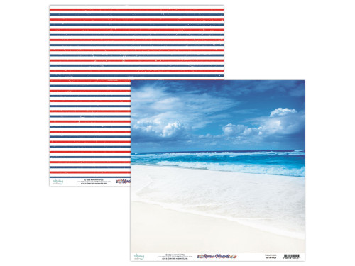 Papier do scrapbookingu 30,5 x 30,5 cm - Mintay - Riviera Moments 04