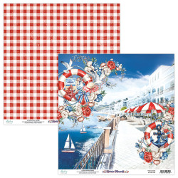 Papier do scrapbookingu 30,5 x 30,5 cm - Mintay - Riviera Moments 03