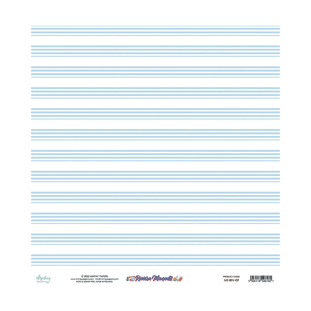 Elementy do wycinania 30,5 x 30,5 cm - Mintay - Riviera Moments