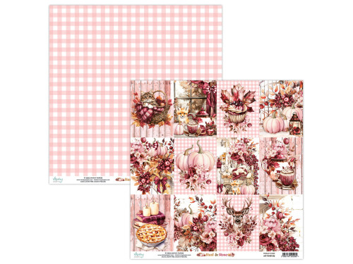 Scrapbooking paper 30,5 x 30,5 cm - Mintay - Rust & Rose 06