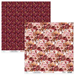 Papier do scrapbookingu 30,5 x 30,5 cm - Mintay - Rust & Rose 05