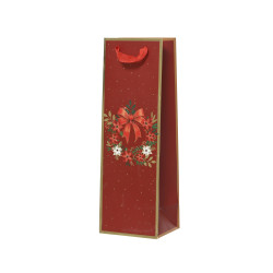 Torba prezentowa na wino Wieniec - 10 x 12 x 36 cm