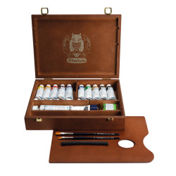 Set of Norma Blue water-mixable oil paints - Schmincke