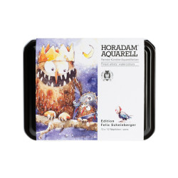 Set of Horadam Aquarell Felix Scheinberger watercolor paints - Schmincke - 12 pcs.