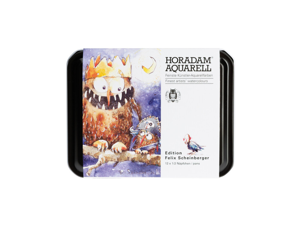 Set of Horadam Aquarell Felix Scheinberger watercolor paints - Schmincke - 12 pcs.