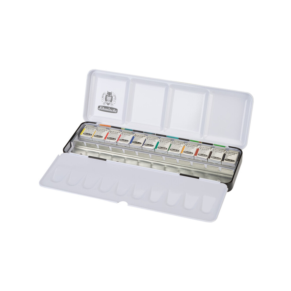 Set of Akademie Aquarell watercolor paints On the surface - Schmincke - 12 pcs.